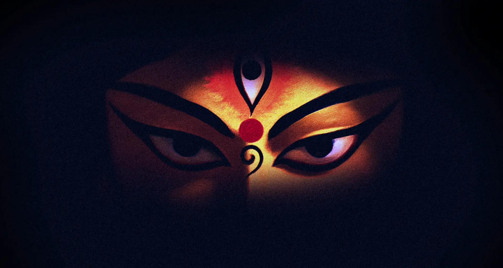 Rostro de Devi / altar Navaratri